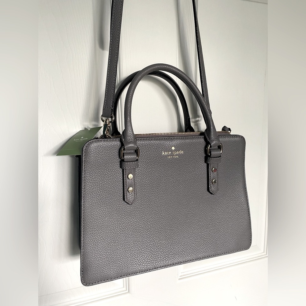 NWT ~ Kate Spade “Mulberry Street Lise” Crossbody ~ Grey